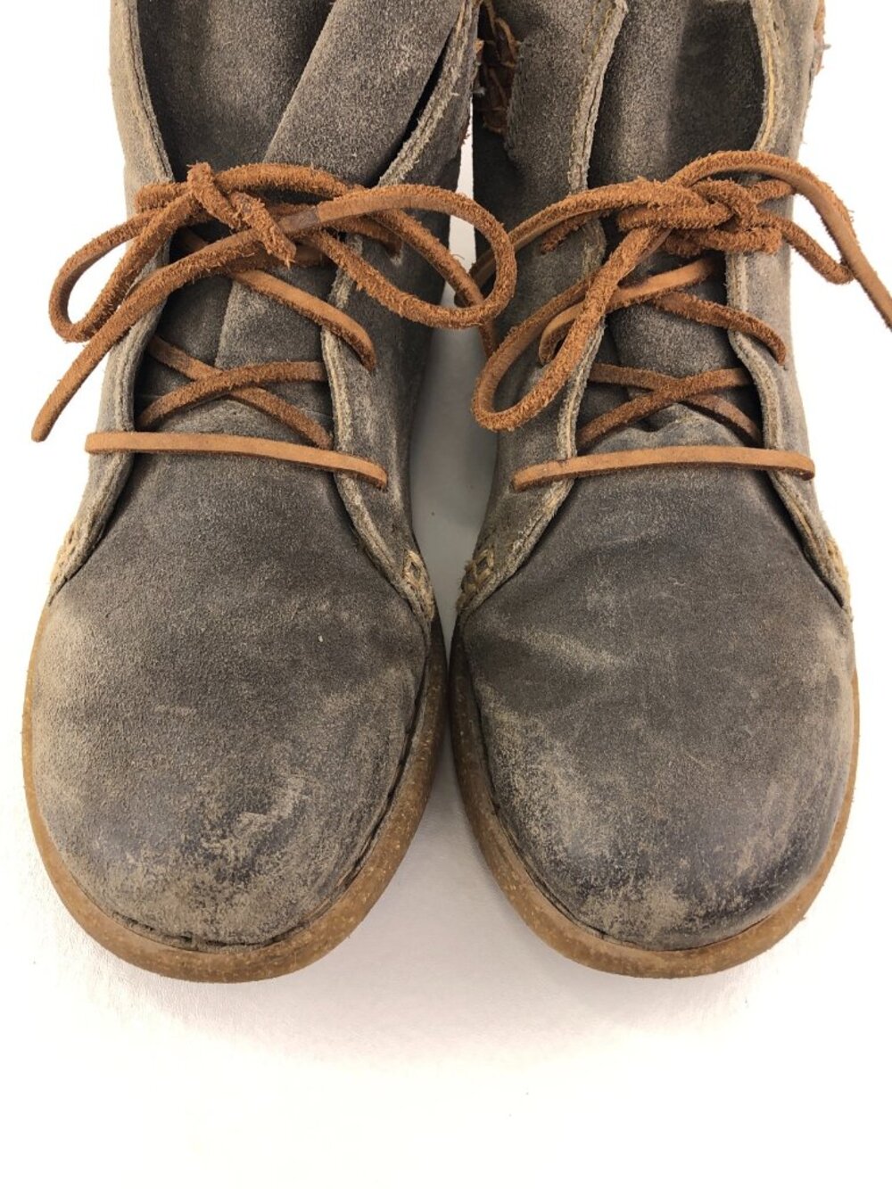 Born Temple II Brown Distressed Suede Ankle Boots 9 - Picture 13 of 13
